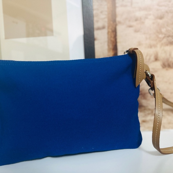 Prada Vibrant Blue Textile Pouch - Picture 3 of 5